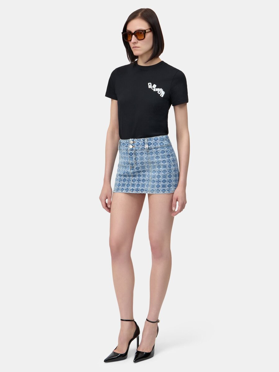 MINI-JUPE MA QUAD JACQUARD POUR FEMMES