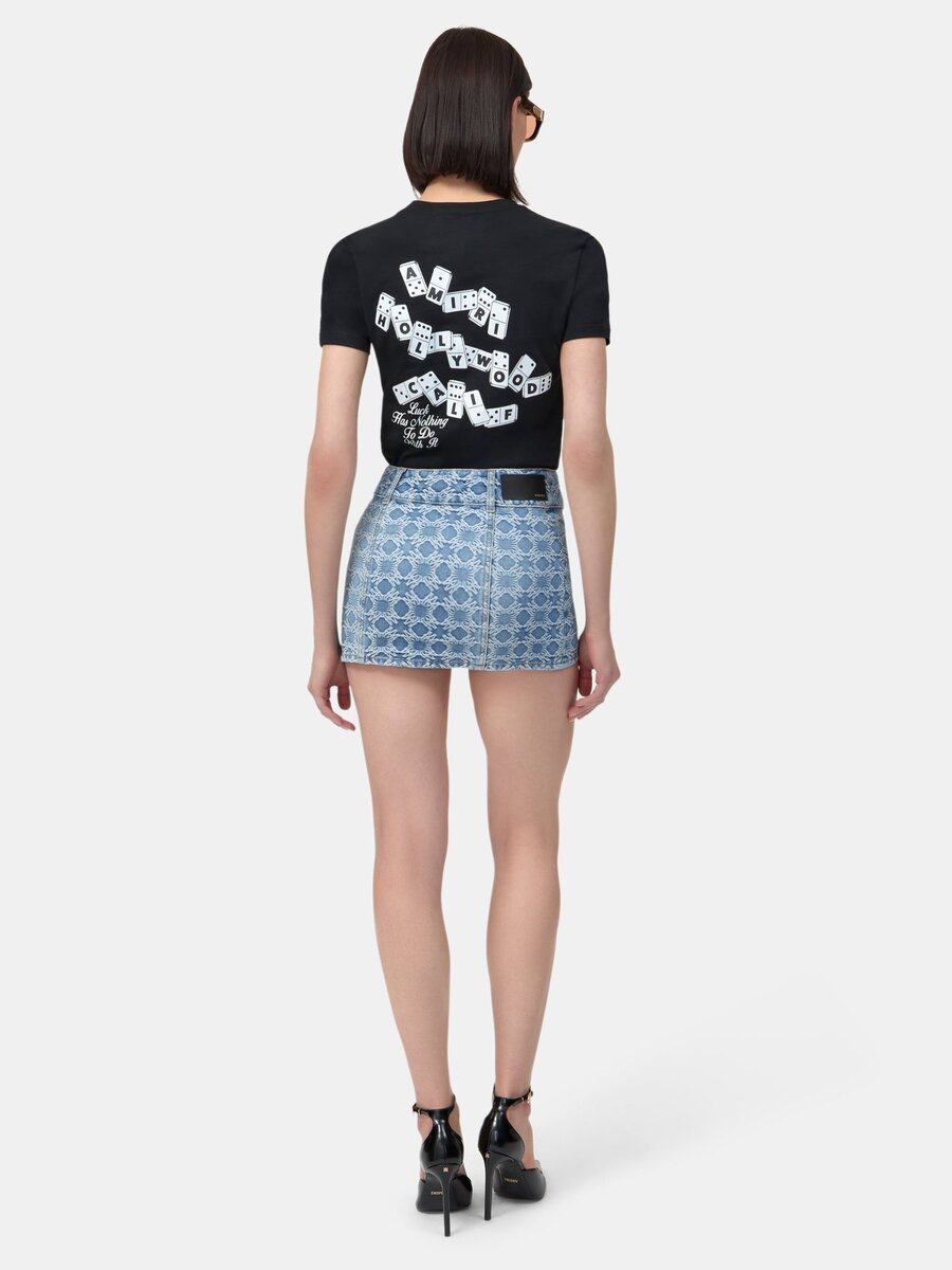 MINI-JUPE MA QUAD JACQUARD POUR FEMMES