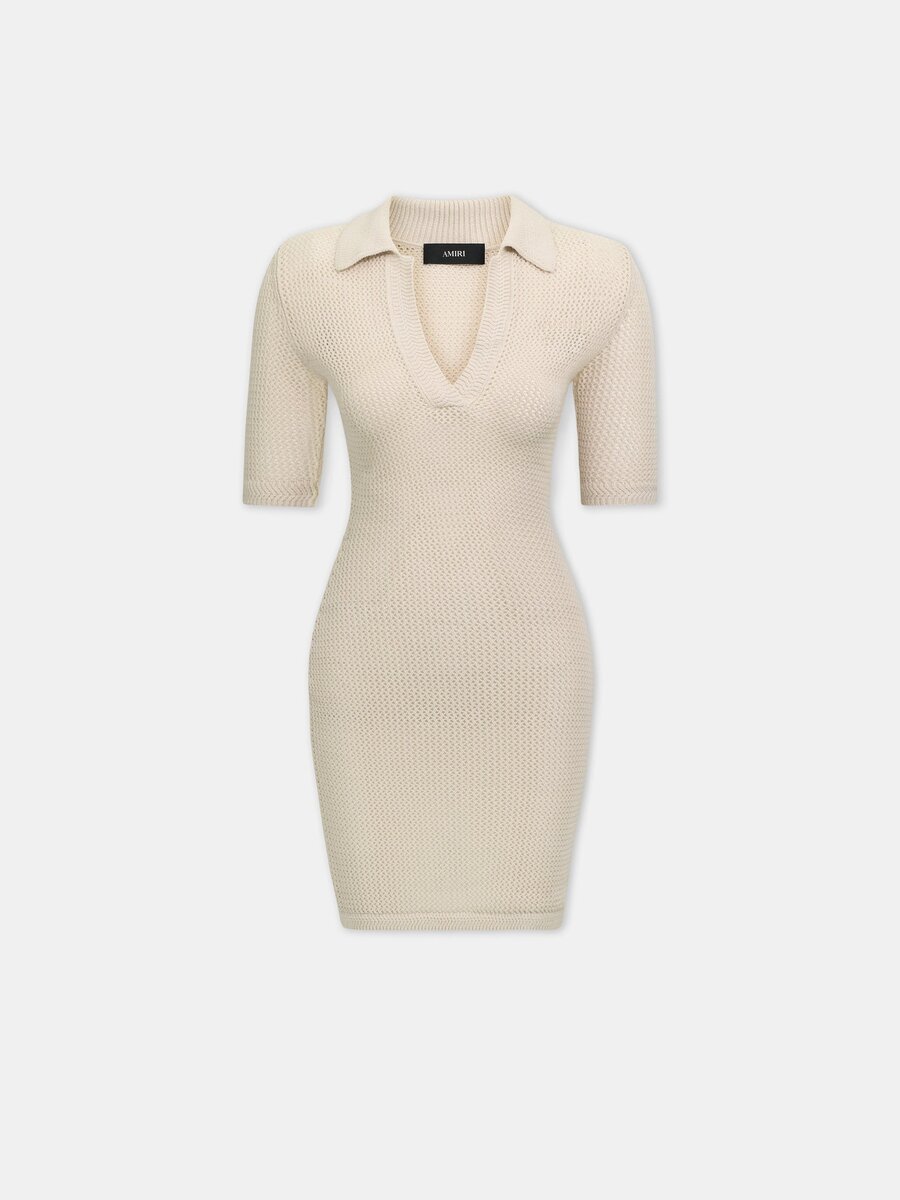 MINI-ROBE EN CROCHET AMIRI POUR FEMME