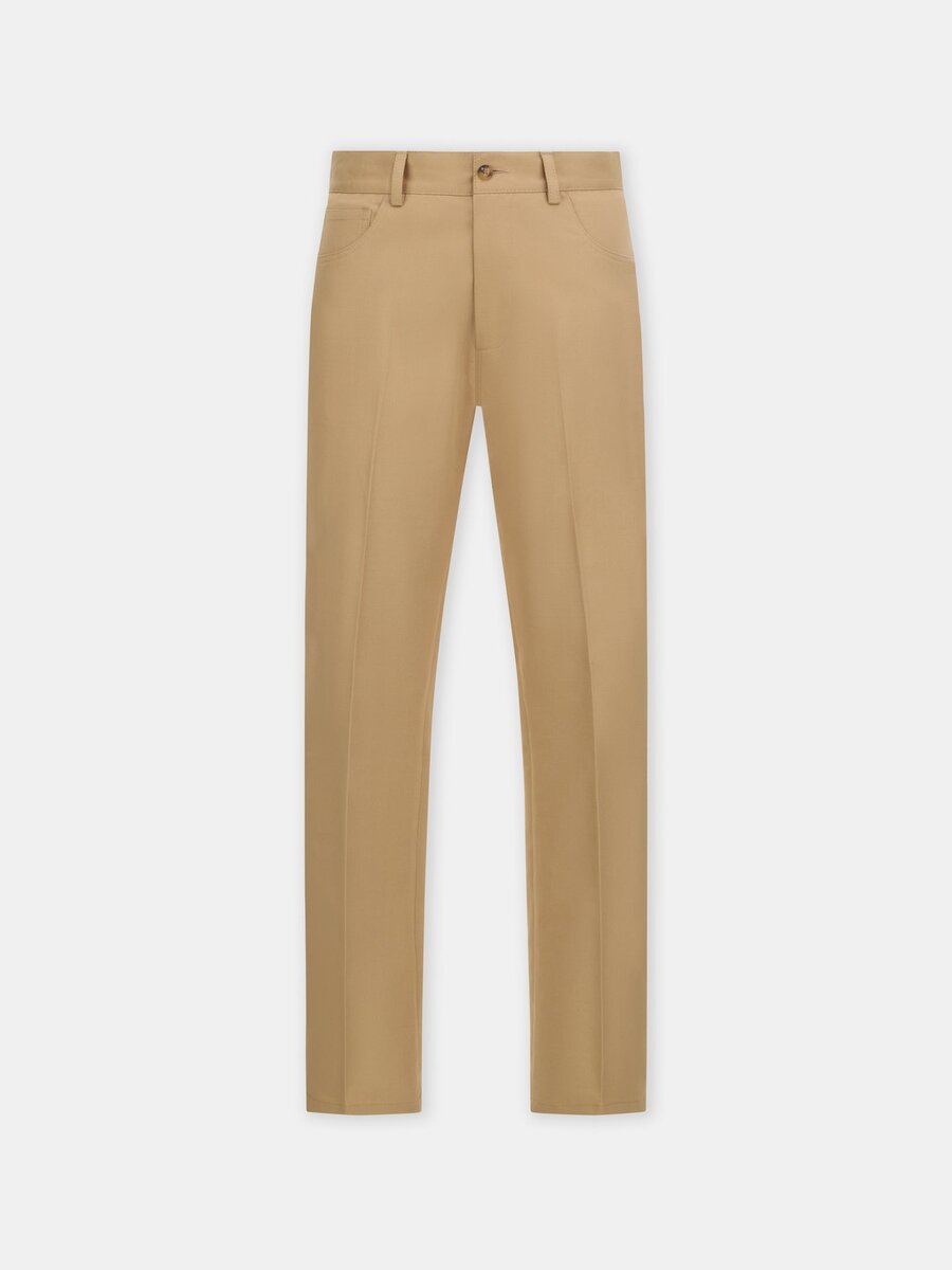 PANTALON BOOTCUT EN SERGÉ
