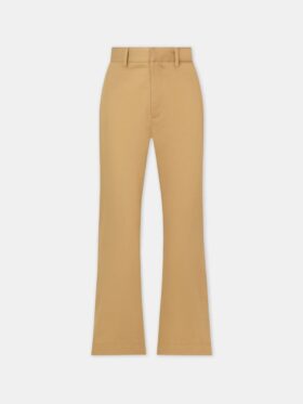 PANTALON CHINO À JAMBES ÉVASÉES