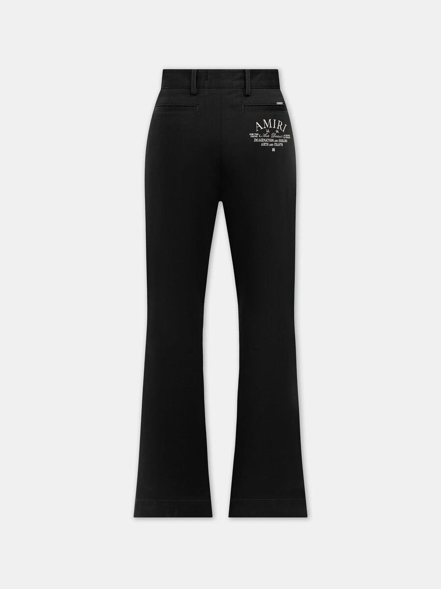 PANTALON CHINO À JAMBES ÉVASÉES