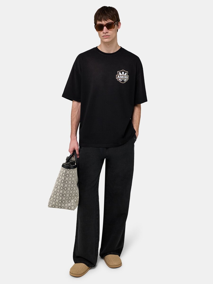 PANTALON DE MODE DÉCONTRACTÉ EN LIN AVEC LOGO SCRIPT