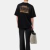 PANTALON DE MODE DÉCONTRACTÉ EN LIN AVEC LOGO SCRIPT