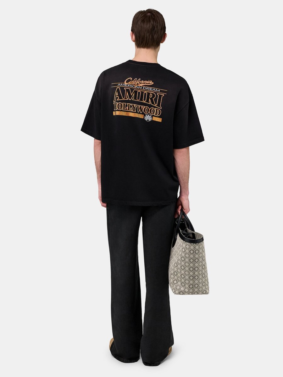PANTALON DE MODE DÉCONTRACTÉ EN LIN AVEC LOGO SCRIPT