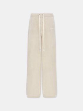 PANTALON EN MAILLE CROCHETÉE AMIRI POUR FEMME