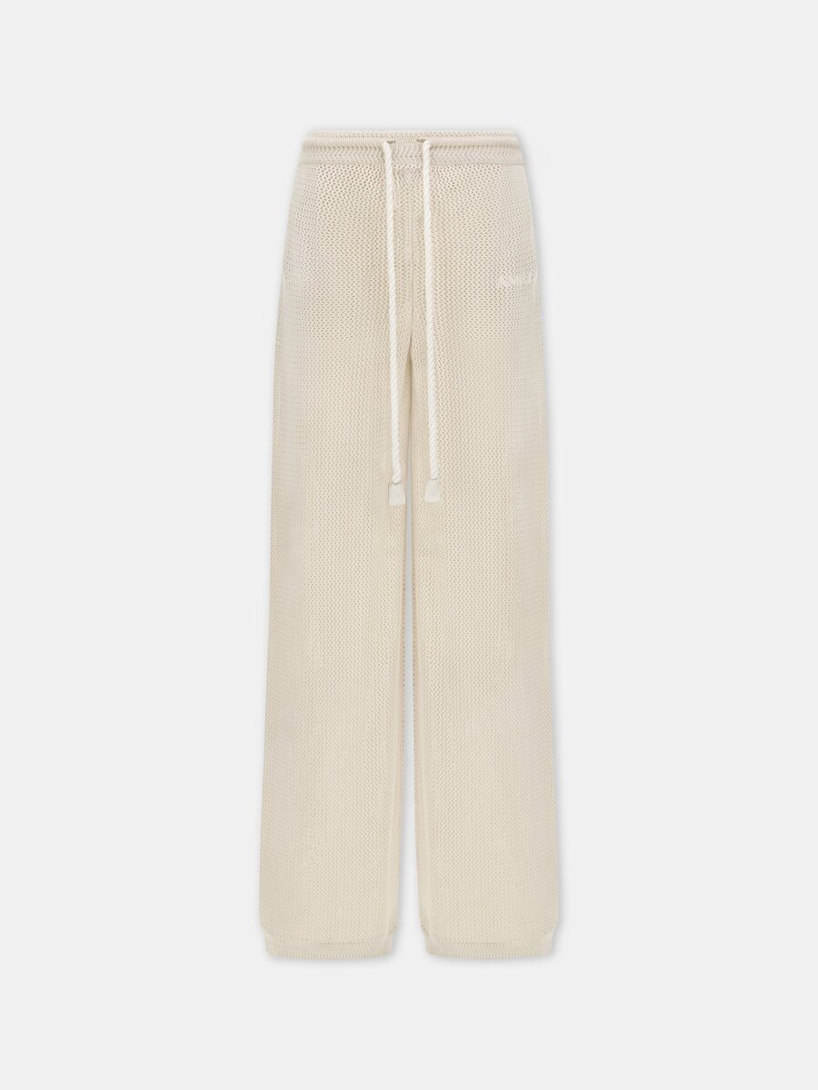 PANTALON EN MAILLE CROCHETÉE AMIRI POUR FEMME