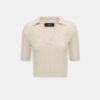 POLO EN MAILLE CROCHETÉE AMIRI POUR FEMME