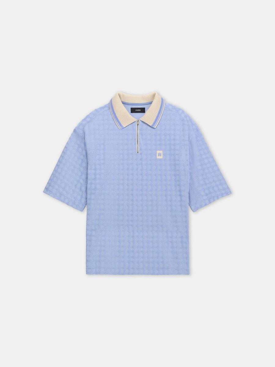 POLO EN TISSU ÉPONGE MA QUAD ZIP