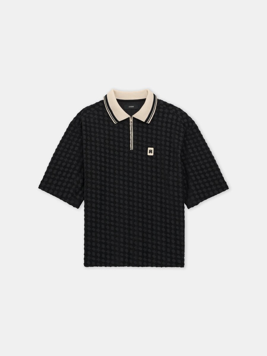POLO EN TISSU ÉPONGE MA QUAD ZIP