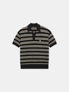 POLO MA STRIPE EN MAILLE SS