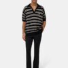 POLO MA STRIPE EN MAILLE SS