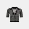 POLO À MANCHES COURTES EN MAILLE MA QUAD POUR FEMME