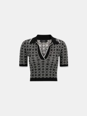POLO À MANCHES COURTES EN MAILLE MA QUAD POUR FEMME