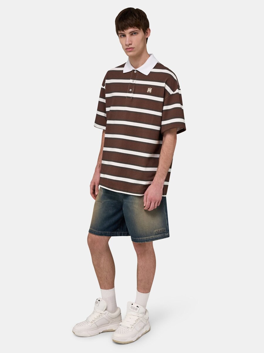 POLO OVERSIZE À RAYURES MA