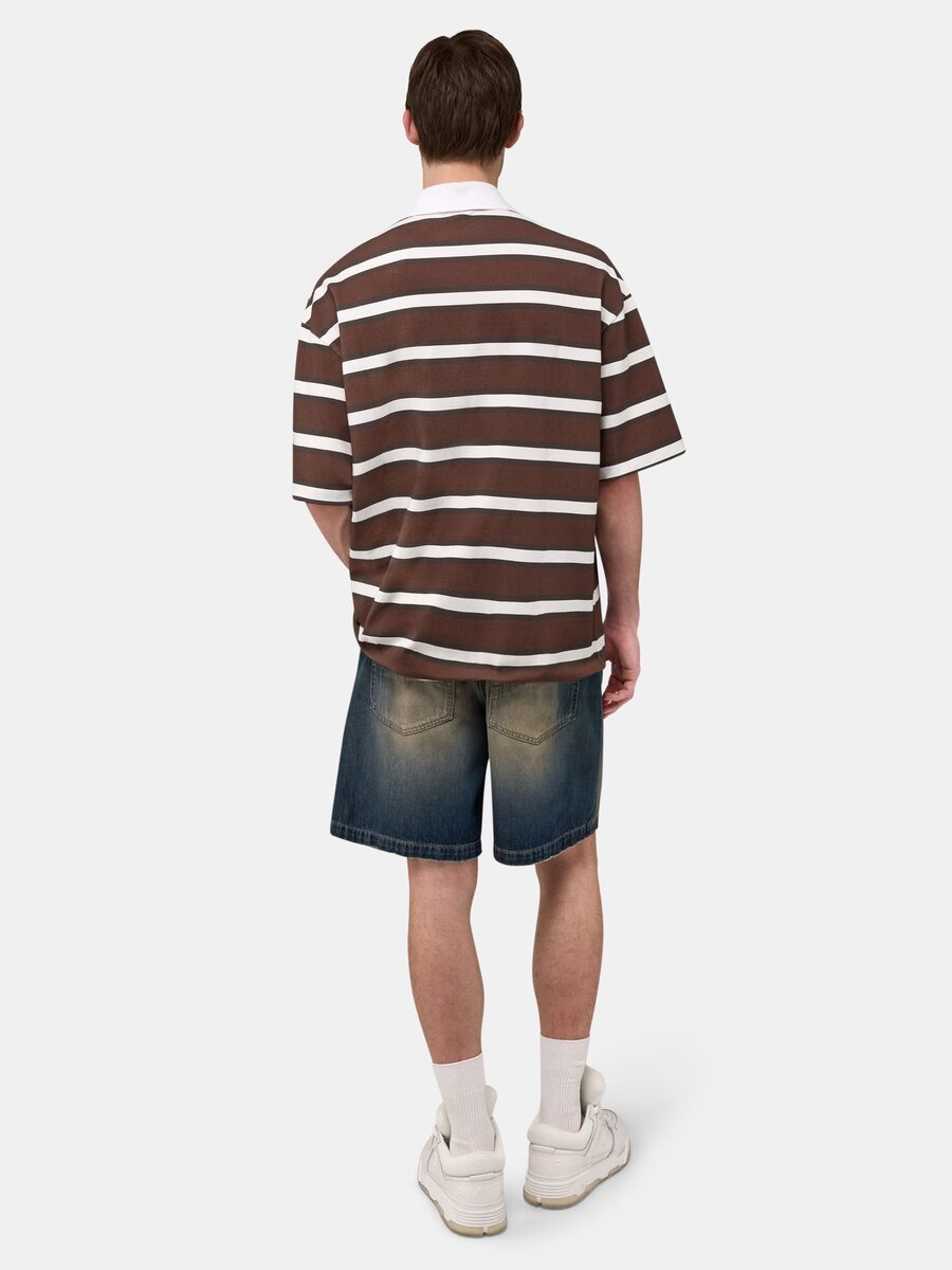POLO OVERSIZE À RAYURES MA