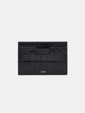 PORTE-CARTES À EFFET CROCODILE