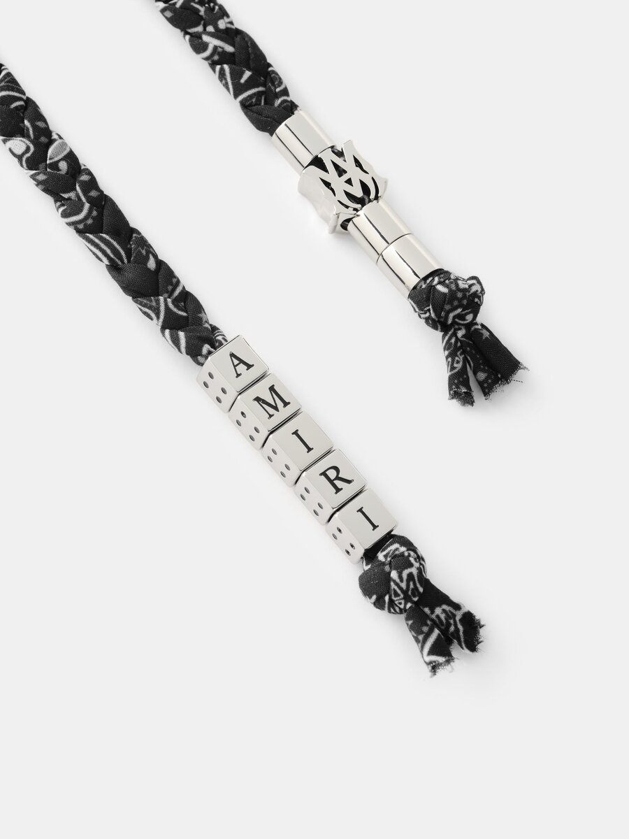 PORTE-CLÉS TRESSÉ AMIRI POUR FEMME
