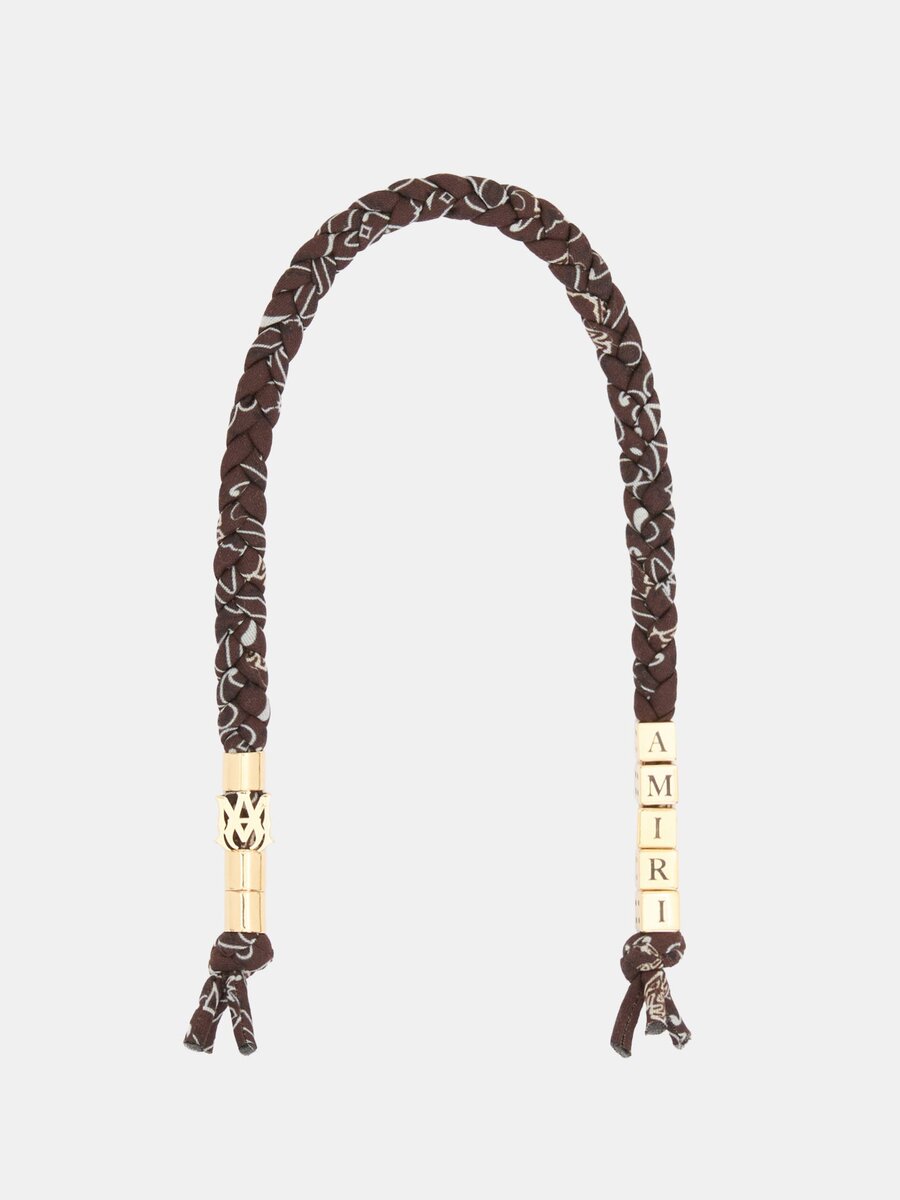PORTE-CLÉS TRESSÉ AMIRI POUR FEMME