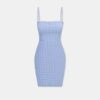 ROBE EN TISSU ÉPONGE MA QUAD POUR FEMME