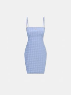 ROBE EN TISSU ÉPONGE MA QUAD POUR FEMME