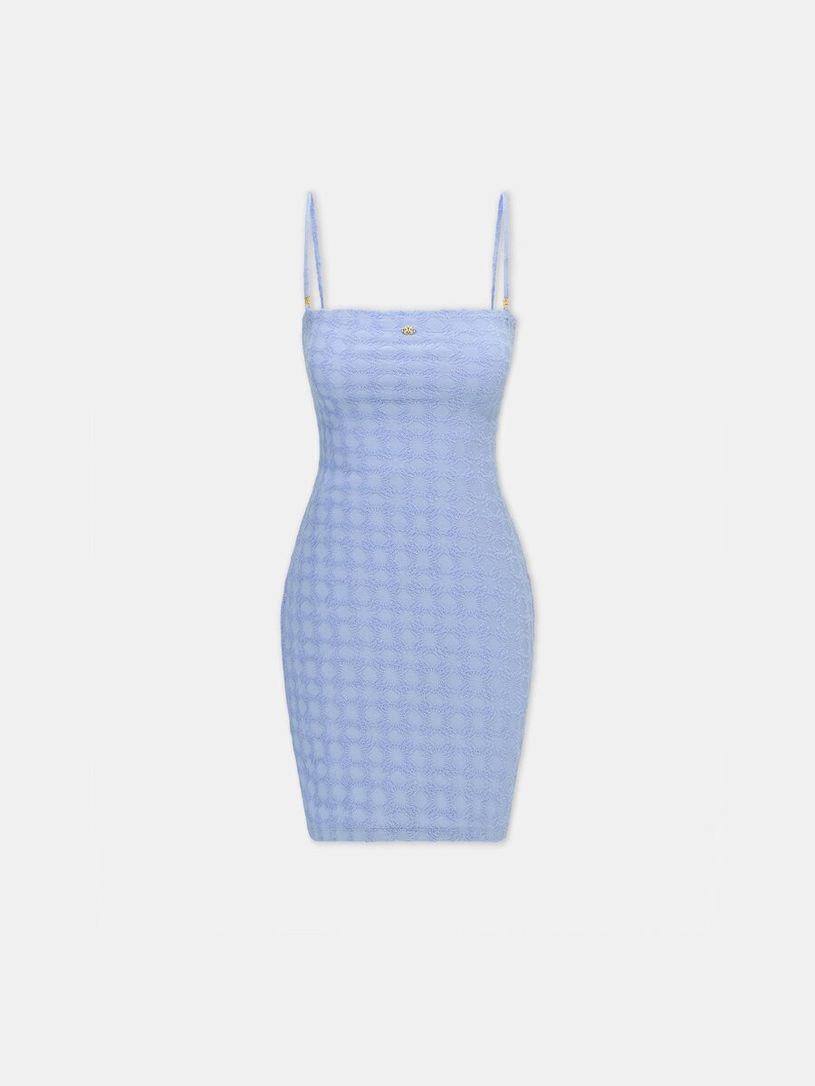 ROBE EN TISSU ÉPONGE MA QUAD POUR FEMME