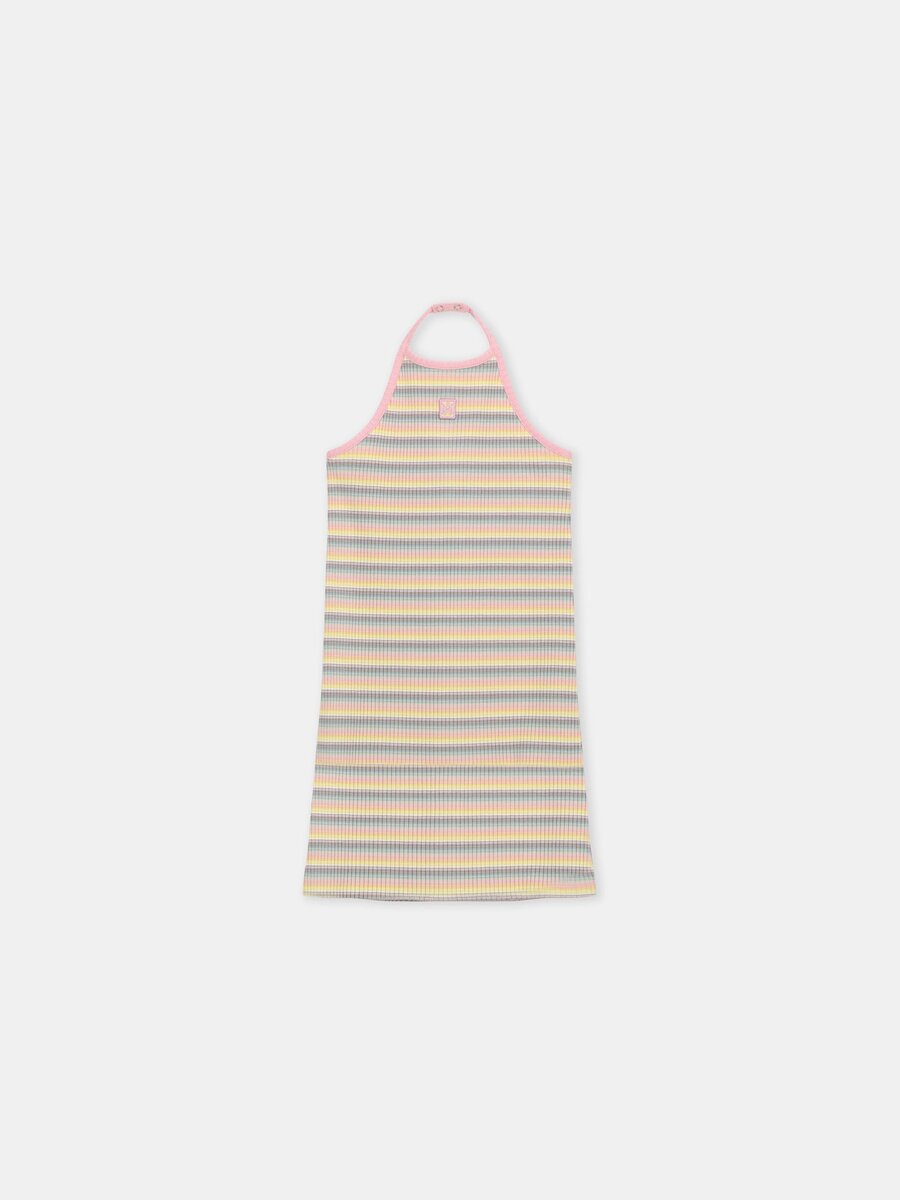 ROBE HALTER À RAYURES POUR ENFANTS