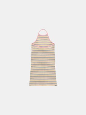 ROBE HALTER À RAYURES POUR ENFANTS