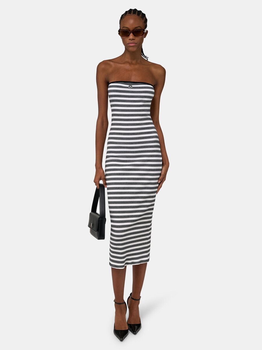 ROBE LONGUE À RAYURES MA POUR FEMME