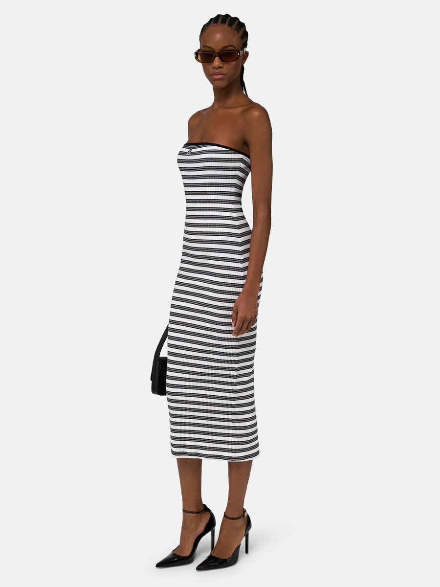 ROBE LONGUE À RAYURES MA POUR FEMME