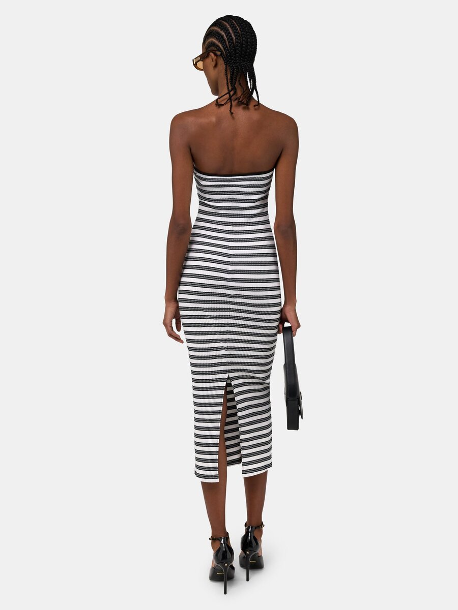 ROBE LONGUE À RAYURES MA POUR FEMME