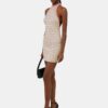 ROBE MINI HALTER À RAYURES MA POUR FEMME