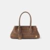 SAC À BANDOULIÈRE SUEDE CROC HONEY 40 POUR FEMME