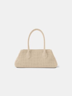 SAC À BANDOULIÈRE SUEDE CROC HONEY 40 POUR FEMME