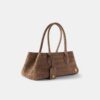SAC À BANDOULIÈRE SUEDE CROC HONEY 40 POUR FEMME