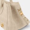 SAC À BANDOULIÈRE SUEDE CROC HONEY 40 POUR FEMME