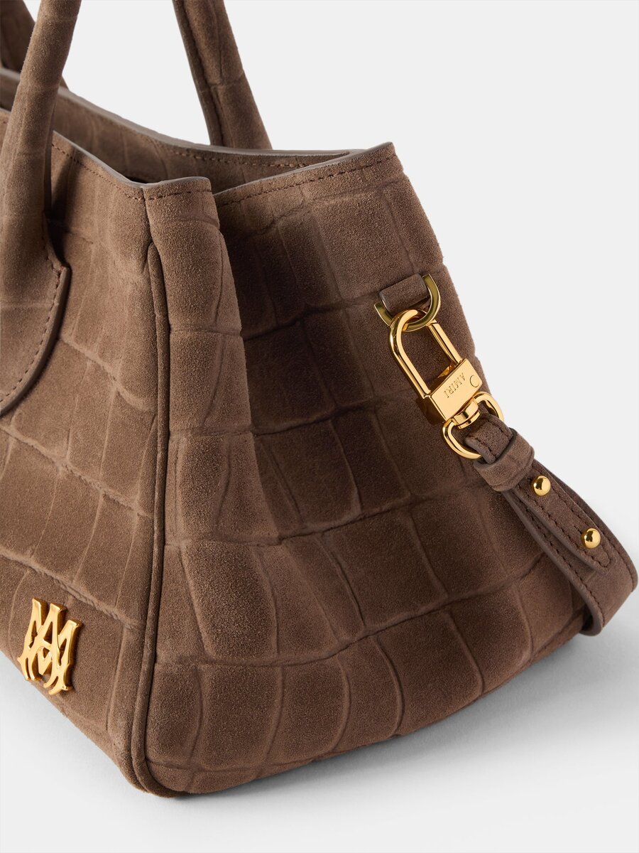 SAC À BANDOULIÈRE SUEDE CROC HONEY 40 POUR FEMME