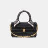 SAC MA LONG À EFFET CROCODILE POUR FEMME