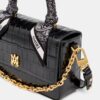 SAC MA LONG À EFFET CROCODILE POUR FEMME
