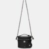 SAC À MAIN EN SOIE AVEC BANDANA ET BOUCLIER EN CHAÎNE POUR FEMME