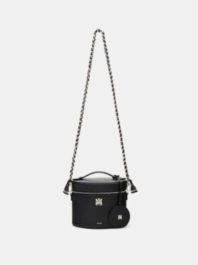 SAC À MAIN EN SOIE AVEC BANDANA ET BOUCLIER EN CHAÎNE POUR FEMME