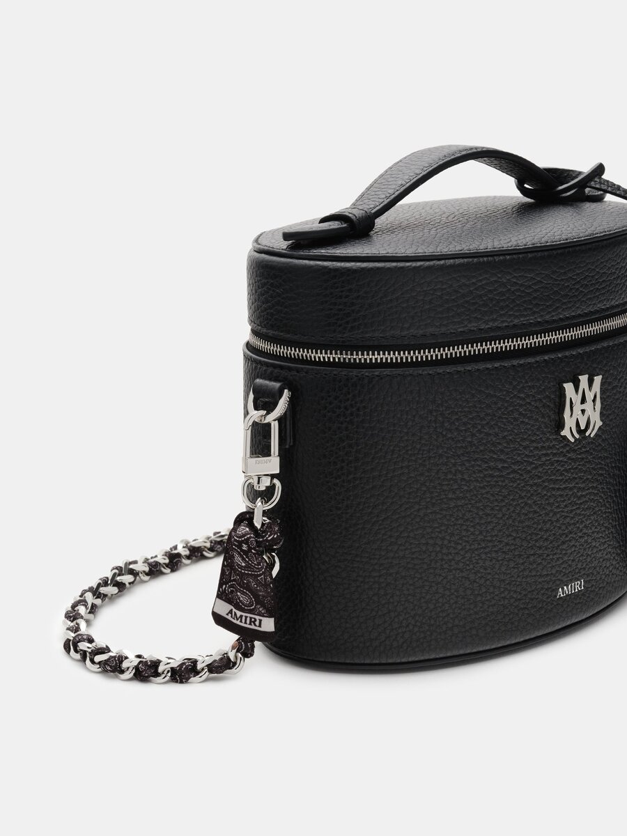 SAC À MAIN EN SOIE AVEC BANDANA ET BOUCLIER EN CHAÎNE POUR FEMME