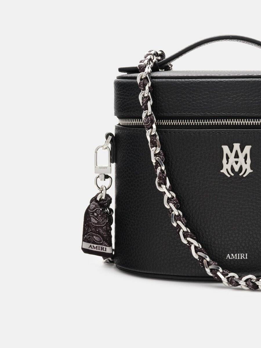 SAC À MAIN EN SOIE AVEC BANDANA ET BOUCLIER EN CHAÎNE POUR FEMME