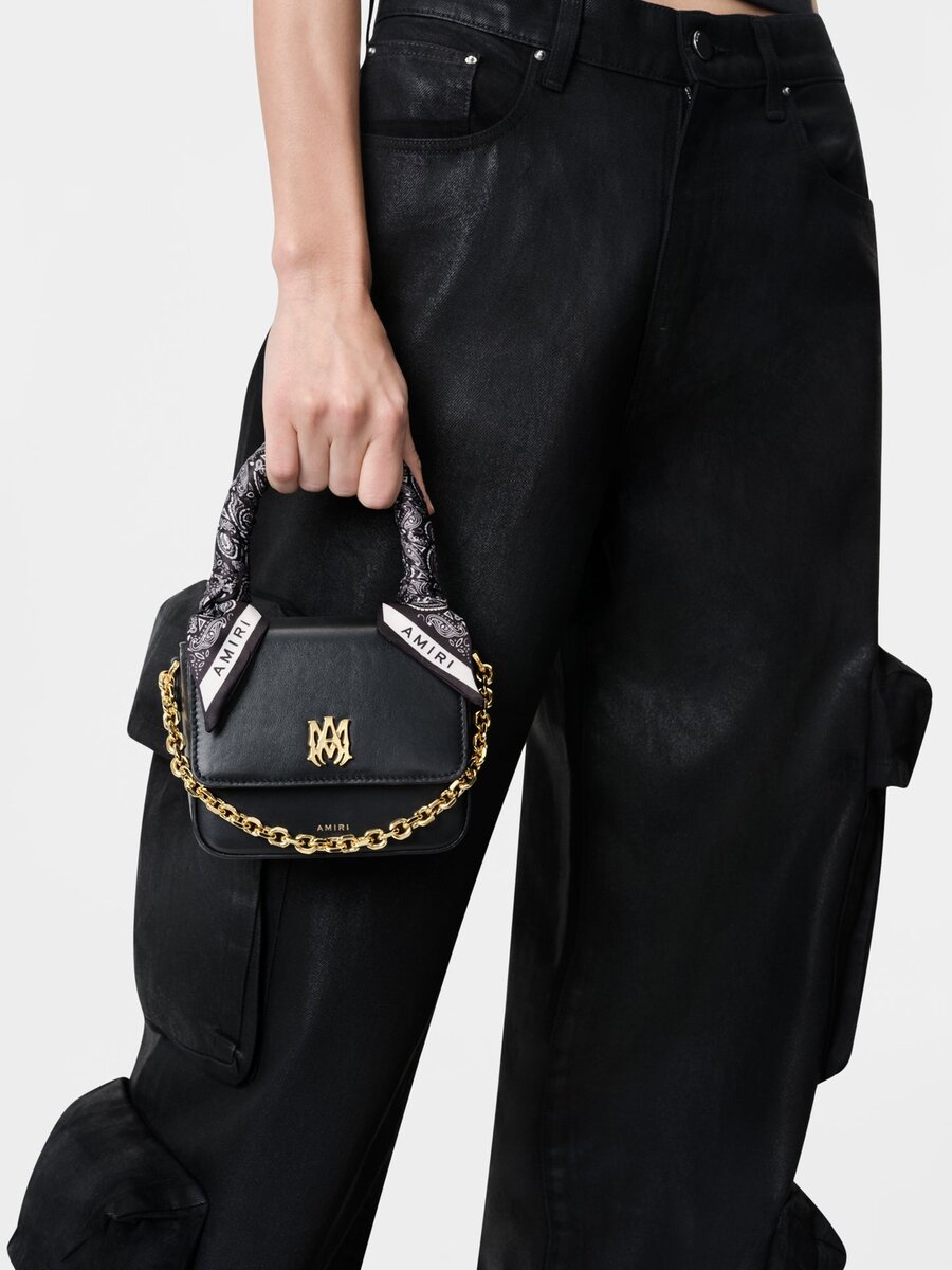 SAC MICRO MA POUR FEMME AVEC POIGNÉE EN CHAÎNE