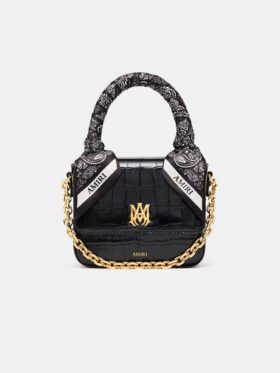 SAC MICRO MA POUR FEMME À MOTIF CROCODILE Gaufré