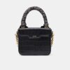 SAC MICRO MA POUR FEMME À MOTIF CROCODILE Gaufré