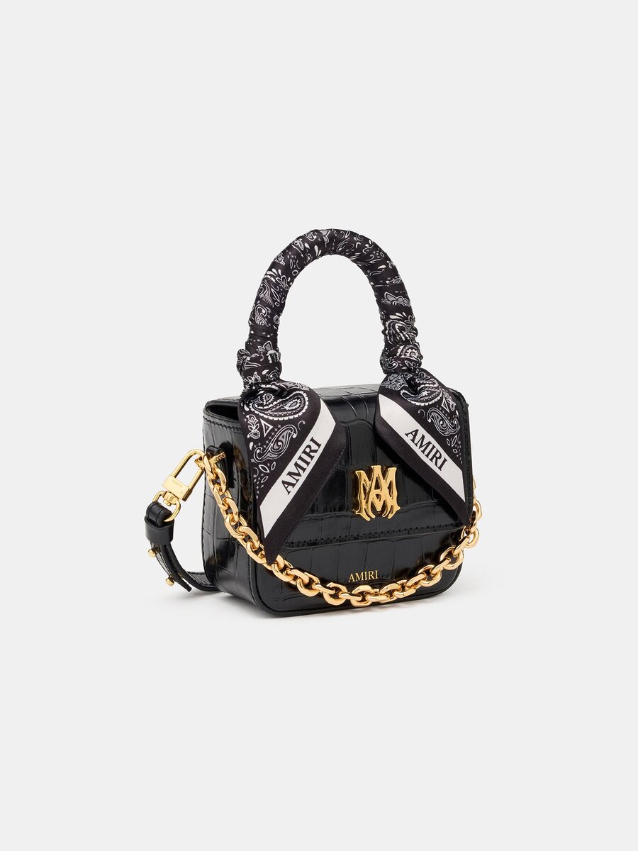 SAC NANO MA POUR FEMME AVEC EFFET CROCODILE