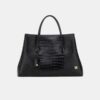 SAC TOTE « EMBOSSED CROC HONEY 50 »
