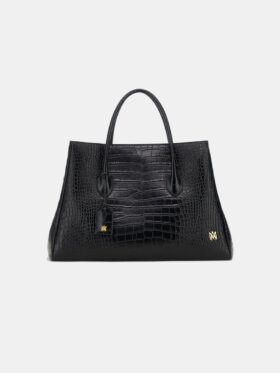 SAC TOTE « EMBOSSED CROC HONEY 50 »