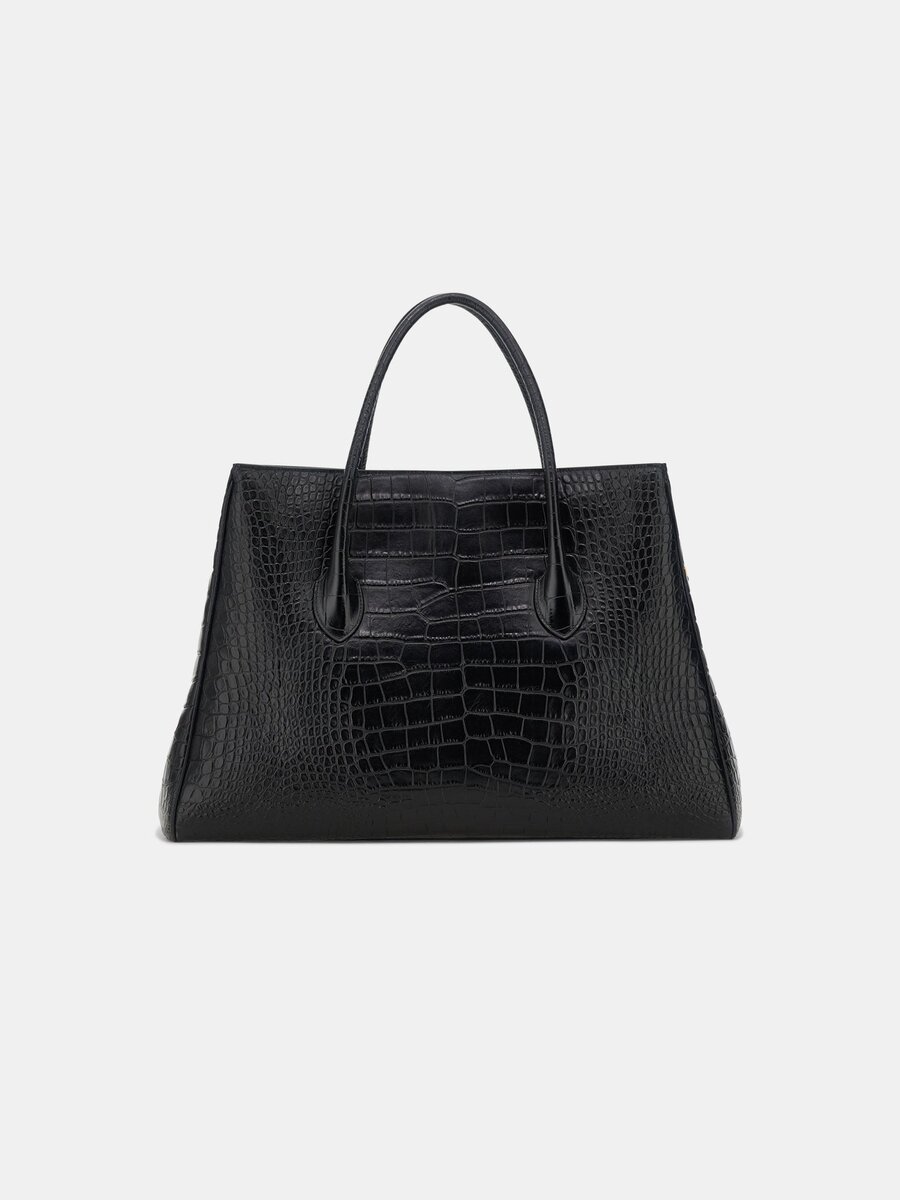 SAC TOTE « EMBOSSED CROC HONEY 50 »